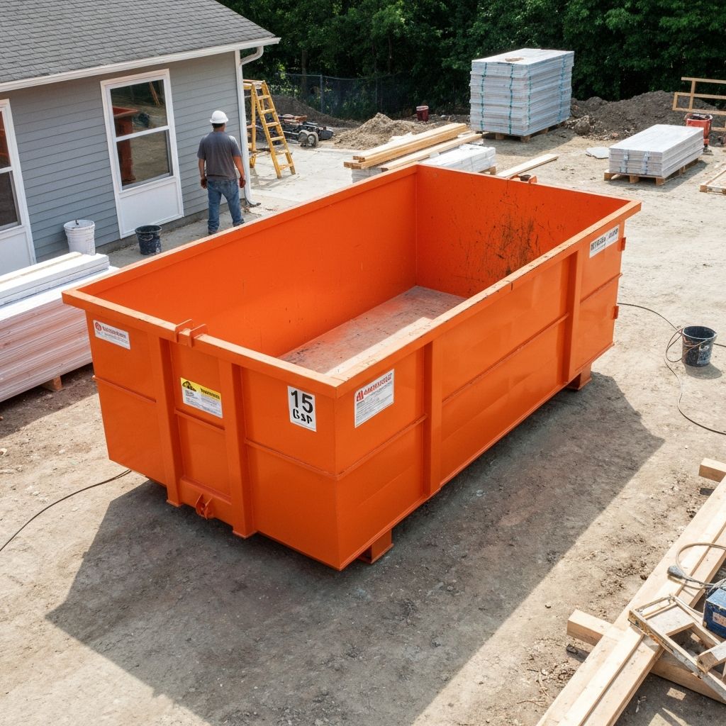 15 Yard dumpster